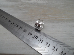 Anillo cinta corazon calado personalizado - MP Joyas