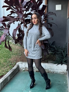 Poncho Lanzinha Cinza Grafite - loja online