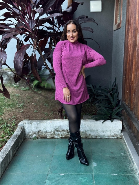 Poncho Lanzinha Roxo - comprar online