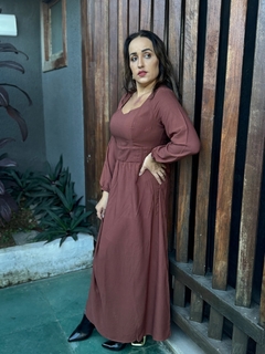 Vestido Longo Letícia na internet