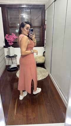 Vestido Aline telha - comprar online