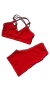 Conjunto Vitória Vermelho Short Colors