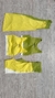 Conjunto Raissa Pistache Short Recortes (Verde c/ Off) - comprar online