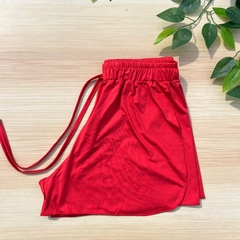 Short Vermelho Brick na internet