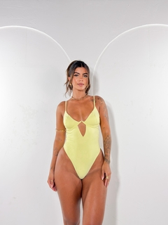 Maiô Ariel Amarelo Bebê Candy - comprar online