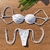 Biquini Maia Branco Calcinha Franzida Tropic - comprar online