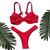 Biquíni Marina Vermelho Asa Delta Drone - comprar online