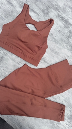 Conjunto Raissa Marrom Intense calça - comprar online