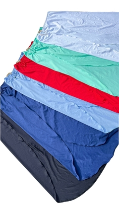 Imagem do Saia Midi Azul Enseada Brick