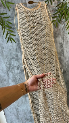 Imagem do Vestido Tela com Brilho Nude Celebrar