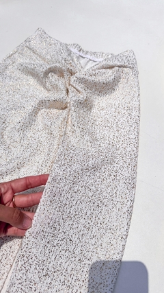 Imagem do Saia Midi Transpassada Branco Ouro Festas