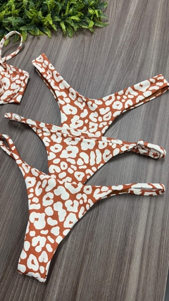 Biquíni Marina Onça Marrom c/ Off Asa Delta - comprar online