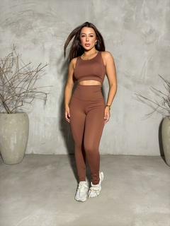 Conjunto Raissa Marrom Intense calça na internet