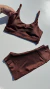 Conjunto Lara Marrom Short Montana na internet