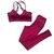 Conjunto Vitória Cereja Calça c/ Bolso Aerobic - Aluvie
