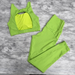 Conjunto Raissa Verde Lima Intense calça - Aluvie