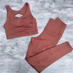 Imagem do Conjunto Raissa Marrom Intense calça
