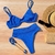 Biquini Cléo Corrente Azul Hot Pants Drone - Aluvie