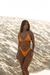 Biquini Mia Amarelo Ouro Glam Asa Fio Duplo - comprar online