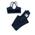 Conjunto Vitória Preto Calça c/ Bolso Aerobic - comprar online