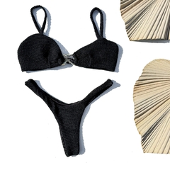 Biquini Pandora Preto Mônaco Asa Delta - comprar online