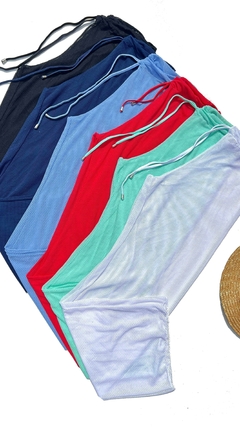 Calça Tela Vermelho Brick - loja online