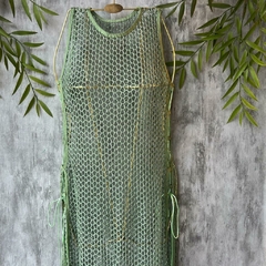Imagem do Vestido Tela com Brilho Verde Celebrar