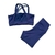 Conjunto Andréia Azul Marinho Short c/ Bolso Aerobic - loja online