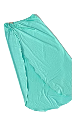 Saia Midi Verde Água Brick - loja online