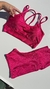 Conjunto Dani Rosa Magenta Short Bolso Elegance