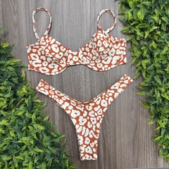 Biquíni Marina Onça Marrom c/ Off Asa Delta - comprar online