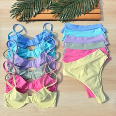 Biquíni Marina Verde Oliva Candy Hot Pants - comprar online