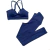 Conjunto Vitória Azul Marinho Calça c/ Bolso Aerobic - comprar online