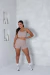 Conjunto Basic Bege Chic Short Aurora Fit - comprar online