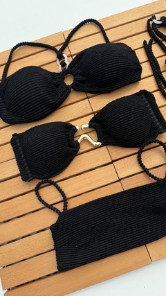 Biquini Renata Preto All Black Tira c\ Regulador