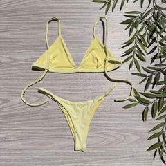 Biquini Basic Amarelo Bebê Candy Tira - comprar online