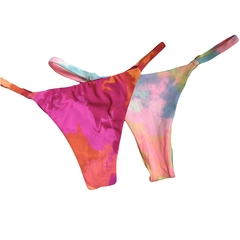 Calcinha Tira Tie Dye Rosa
