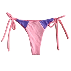 Calcinha Lacinho Rosa c/ Lilas