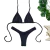Biquíni Cortininha Preto Asa Delta Aurora Beach - comprar online