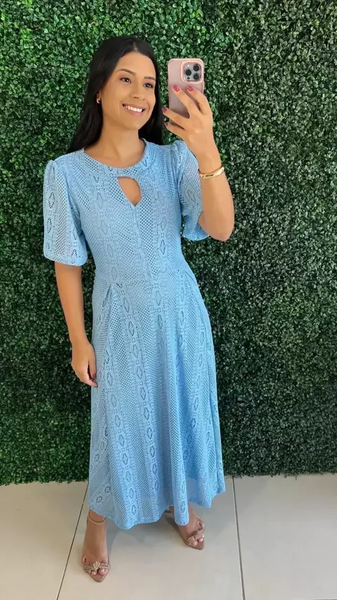 Vestido Eliana (Azul) - comprar online
