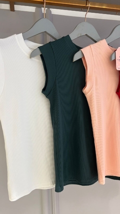 Blusa Malha Canelada Dulce - Flor de Elisa moda