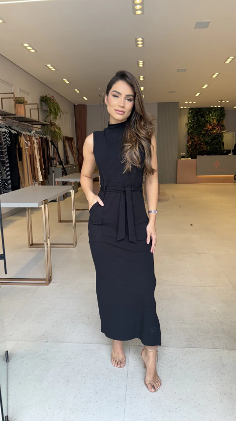 Vestido Canelado Camilly - comprar online