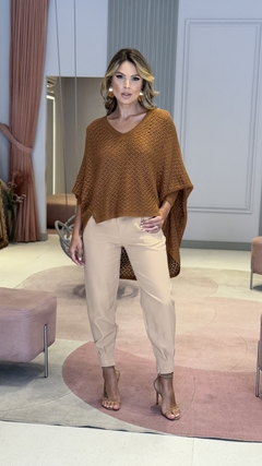 Poncho Tricot Rendado Julia - loja online