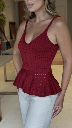 Regata Tricot Peplum - loja online