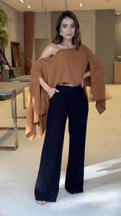 Calça Pantalona Marant Preta - comprar online