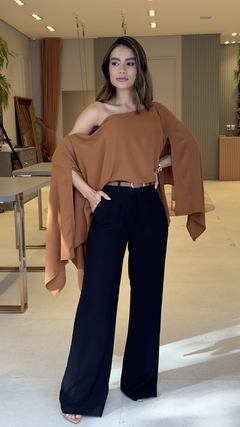 Calça Pantalona Marant Preta - Flor de Elisa moda