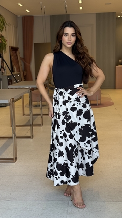 Saia Envelope Cow Print - comprar online