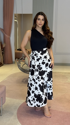 Saia Envelope Cow Print - loja online