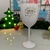Taça de Vinho de Acrilico - Ano Novo