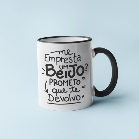 Caneca Me Empresta um Beijo